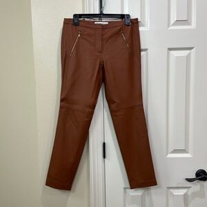 Trina Turk mid waist leather pants